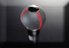 AUTOEXE JAPAN MAZDA RX-8 (RX8, SE,SE3P, 13B, Rotary) modification car performance tuning motorsports automotive racing automovtive part Leather Spherical Shift Knob with Red Stitching A1341-03