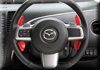日本AUTOEXE MAZDA(萬事得,馬自達,一汽馬自達) Mazda5(馬5,馬自達5,M5,Premacy,Protege,iStop,SkyActiv,創馳藍天,CW,CWFFW,CWEFW,CWEFW) 汽車動力升級改裝零件 Steering Shift Levers Paddles 轉檔撥片(方向盤撥片,呔盤轉速桿) (紅色) A1381-03