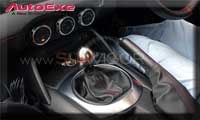 饻AUTOEXE MAZDA(UƱo,۹F,@T۹F) Mazda MX-5 (Roadster,Miata,Euno,ND,ND5RC)TʤOɯŧ˹sw˹ Titanium Shift Knob gXiY|(ƾY) A1342-22