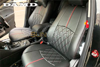 饻Damd MAZDA(UƱo,۹F,w۹F) Mazda CX-3 (CX3, DK,DK8FW, DK8AW, DK5FW, DK5AW, DKEFW, DKEAW, DKLFW, DKLAW,SkyActiv,йŤ)  TʤOɯŧ˹sw˹ DAMD STYLING EFFECT Classic Quilted Seat Covers g_uyȥ֮M
