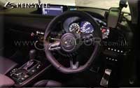 饻 Kenstyle MAZDA CX-30| UƱo CX-30| ۹FCX-30 (CX30,DM, DM8P, DMEP, DMFP, SkyActiv,йŤ, SkyActiv-Gasoline, SkyActiv-Diesel, SkyActiv-X) TʤOɯŧ˹sw˹  Kenstyle Dshape leather steering wheel BʫuyL(VL)