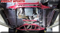KnightSports JAPAN MAZDA MX-5 ROADSTER (MIATA,EUNO,ND,ND5RC,NDERC,MK4) modification car performance tuning motorsports automotive racing automovtive part Lower Under Member Brace Set KZD-64003