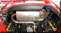 饻KnightSports MAZDA(UƱo,۹F,@T۹F) Mazda MX-5 RF (Roadster RF,Miata RF ,Euno,NDRF,NDERC)TʤOɯŧ˹sw˹ gX(Ʈ)Titanium Exhaust Muffler KZD14502