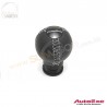 AutoExe Nappa Spherical Shift Knob with Silver stitching