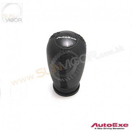 AutoExe Nappa Long Shift Knob with Black stitching