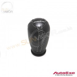 AutoExe Nappa Long Shift Knob with Silver stitching