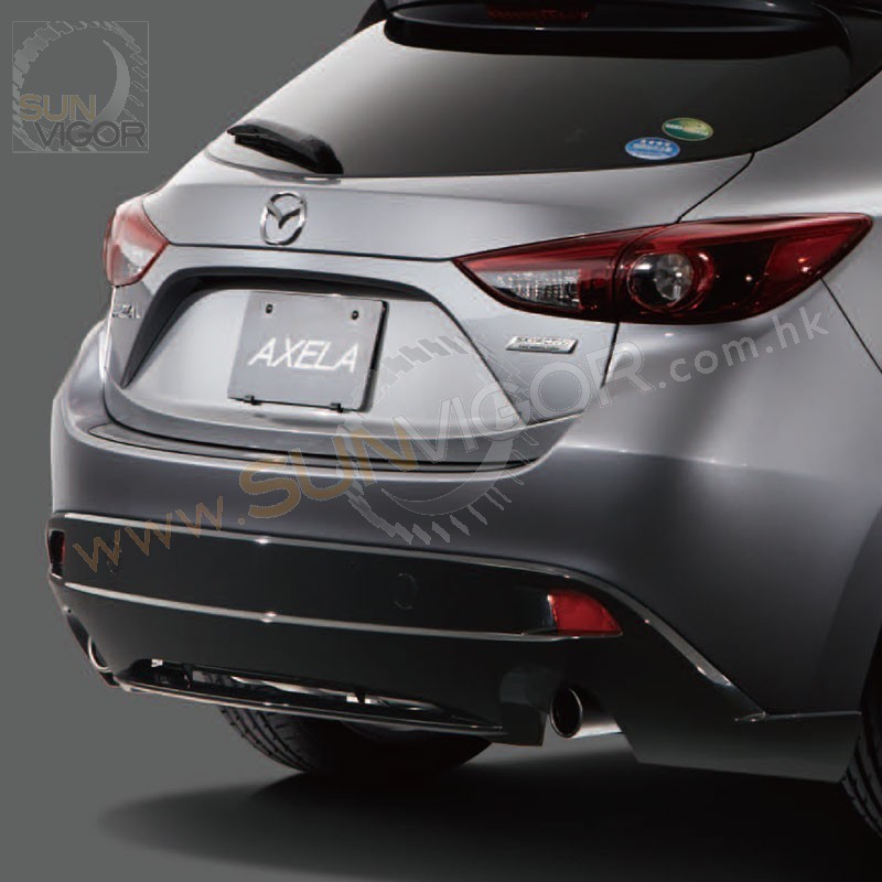 Sun Vigor Online 1316 Mazda3 [BM] 5Door MazdaSpeed Rear Bumper Lip Spoiler QBM251360PZ