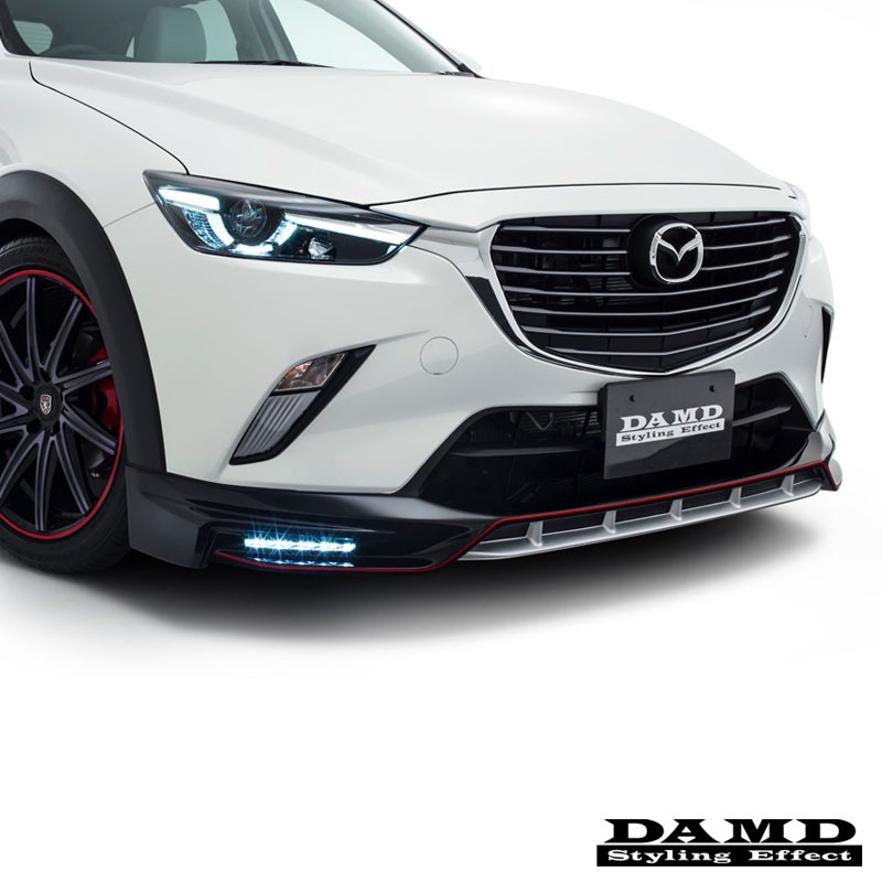 2015+ CX-3 Damd Front Bumper Lower Spoiler include LED Daytime Running  Light Kit | Sun Vigor Online