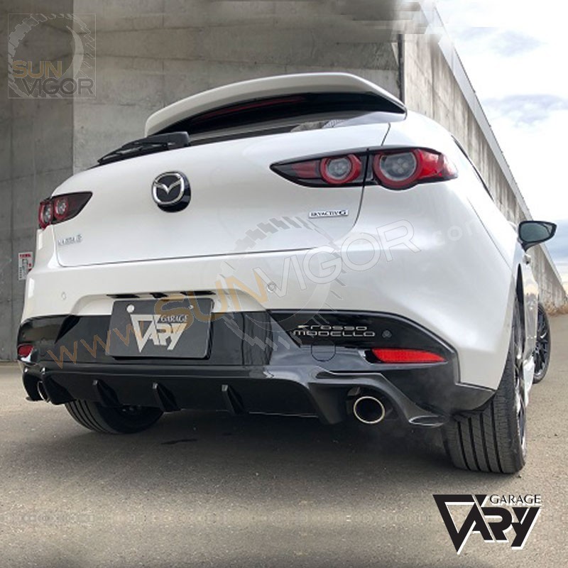 2019+ Mazda3 [BP] Fastback Valiant Rear Roof Spoiler 20-3003